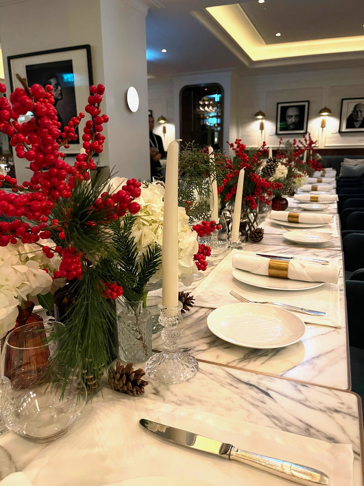Corporate event floral design London